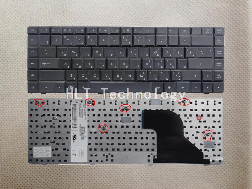 Оригинальная и новая черная Русская клавиатура для HP 620 621 625 CQ620 CQ621 CQ625 хорошая