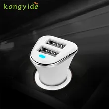 2018 hot sale car-charger Cargador 2.1A Fast Charging Dual USB Ports Car Charger For Smart Phone Tablets Auto 18Jun 7