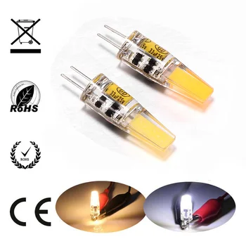 

G4 LED bulb AC / DC12V 3W 5W COB SMD LED lighting instead of halogen spotlight Люстры Lampe d'angle de faisceau
