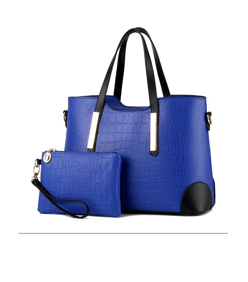 YINGPEI, женская сумка, винтажная сумка-мессенджер, сумка через плечо, женская сумка с верхней ручкой, с узором «крокодиловая кожа», композитная сумка, кошелек, кожаный кошелек