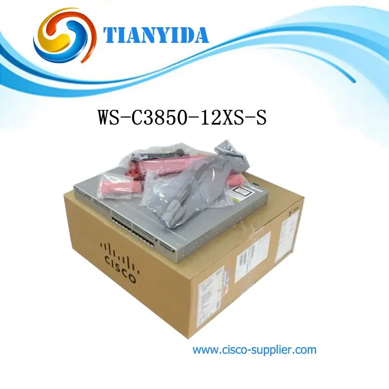 

New Sealed WS-C3850-12XS-S Catalyst C3850 12 Port 10G Fiber Ethernet Switch Free shipping