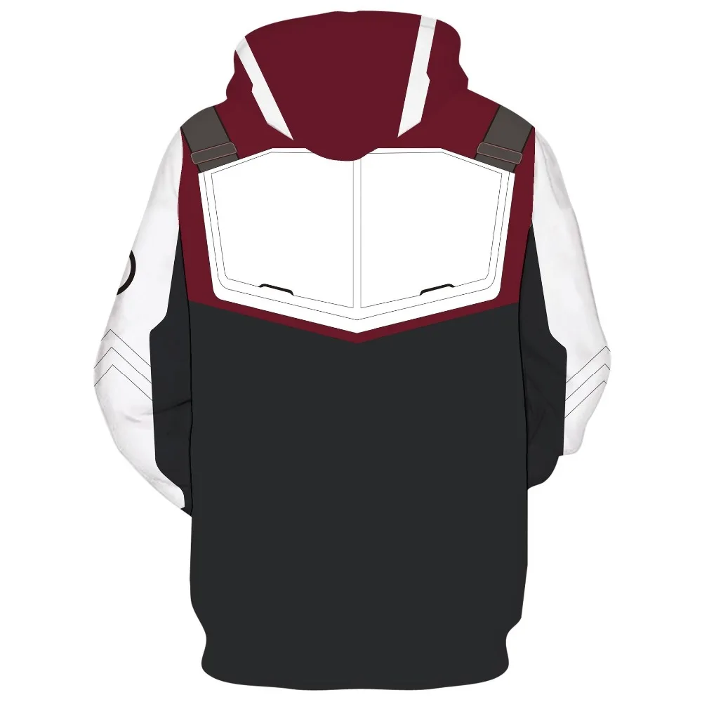 Avengers Endgame Quantum Realm Sweatshirt Jacket Advanced Tech Hoodie Cosplay Costumes 2019 new superhero Iron Man Hoodies suit