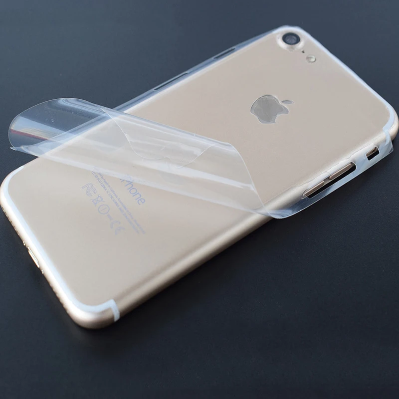

HD ALL Transparent Decorative For Apple iPhone 7 Plus Mobile Phone Protector iPhone7 Back Film Protective Stickers With Gift