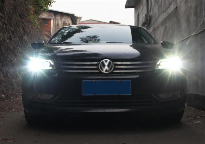 Дизайн для Volkswagen Passat head лампы 2012- bi-xenon объектив HID комплект фары, автомобильные аксессуары изменить до головной свет