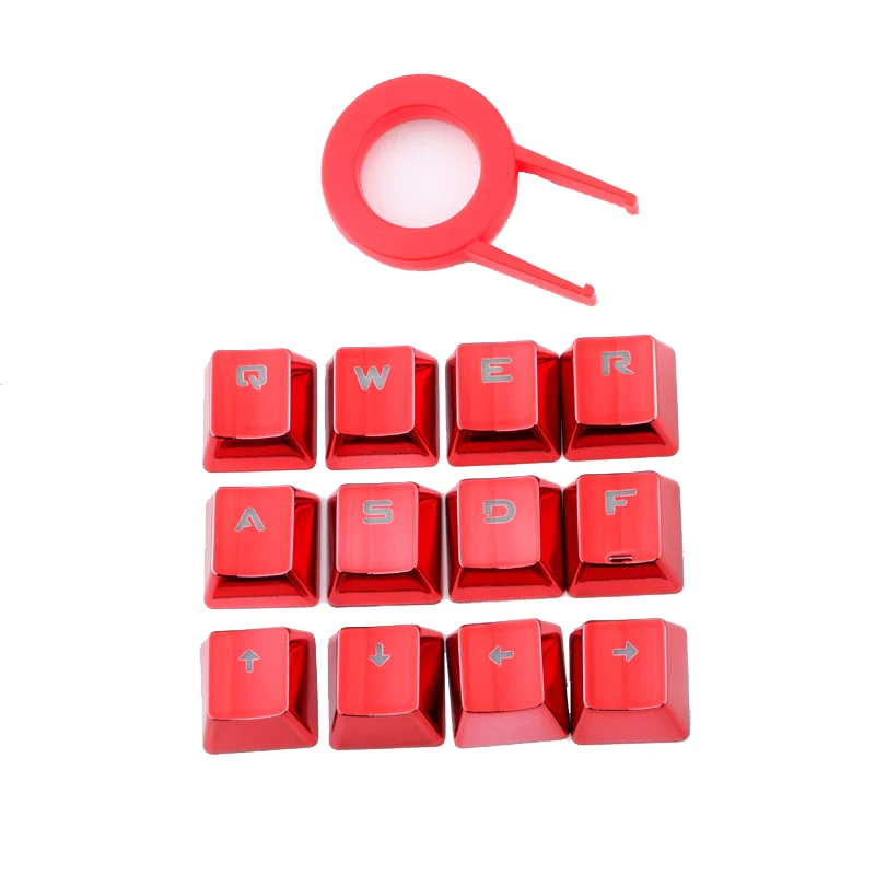  PBT Keycaps Doubleshot Injection WASD Mechanical Keyboard Key Caps Set with Keycap Puller For Gamin