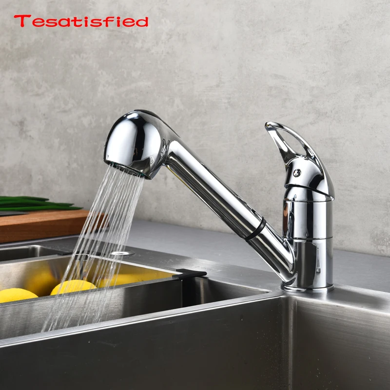 Chrome finish Kitchen Faucet Pull Out With Spray K...