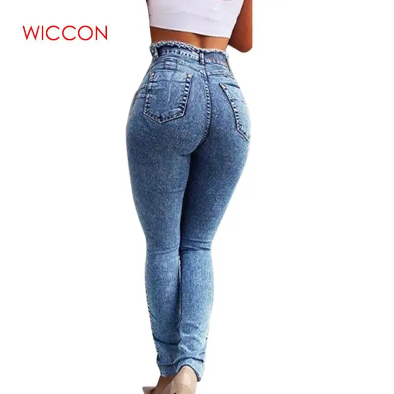 Летние джинсы с высокой талией для женщин, уличная одежда, облегающие джинсы больших размеров, женские узкие брюки, весенние обтягивающие джинсы