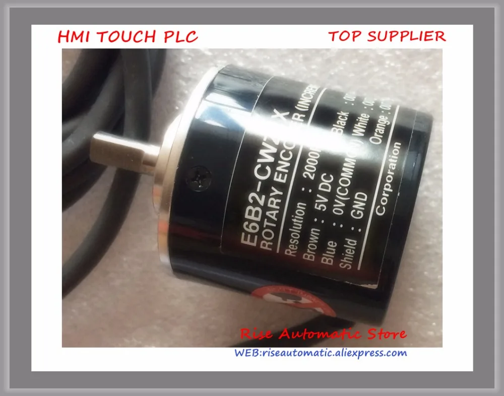 

E6B2-CWZ1X 2000P/R Incremental Rotary Encoder LINE DRVR ,5VDC ABZ Phase 2000PPR E6B2-CWZ1X