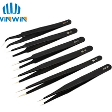 1,5 мм промышленный Пинцет Антистатический пинцет из нержавеющей стали набор инструментов для ремонта мобильных телефонов ESD прецизионный Пинцет ESD10 to ESD15