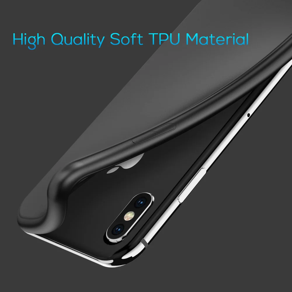 TOPK Ultra Thin Skin-friendly Soft Slim TPU Phone Case for iPhone X XR Xs Max 8 7 6 6s Plus 5 5s SE TOPK Ultra Thin Skin-friendly Soft Slim TPU Phone Case for iPhone X XR Xs Max 8 7 6 6s Plus 5 5s SE