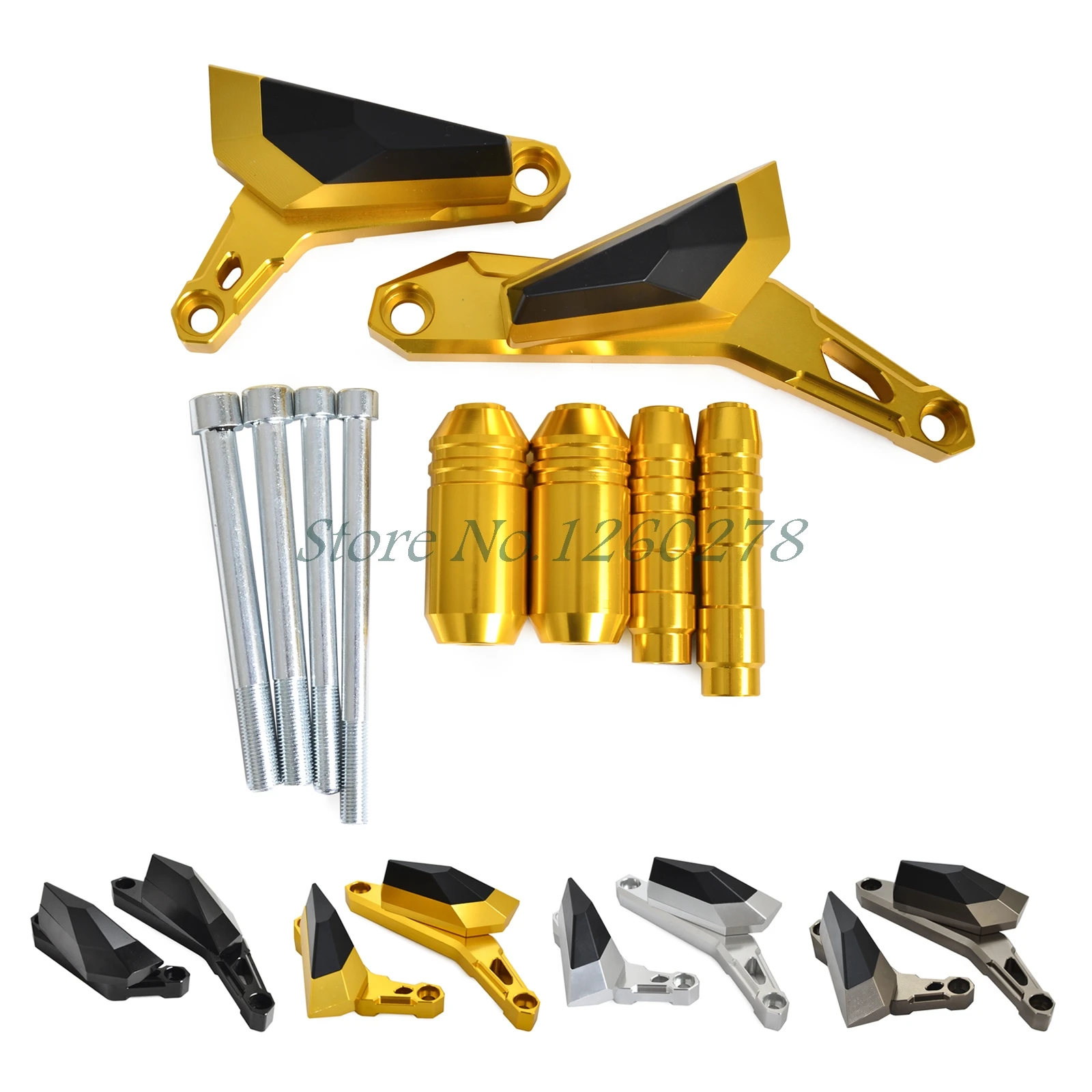 Motorcycle Frame Sliders Crash Pads Protector For MT 07 MT07 TRACER 700