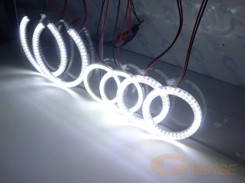 Для Scion TC 2008 2009 2010 отличный 6 шт. led angel eyes кольца супер яркие 3528 SMD led angel eyes kit DRL