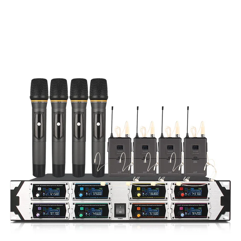 Professional wireless microphone 8000GTA UHF 8