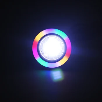 

iTimo Car DRL Car-styling Universal Daytime Running Lights COB Colorful Car Accessories Angel Eyes Car Fog Lamps Light Source