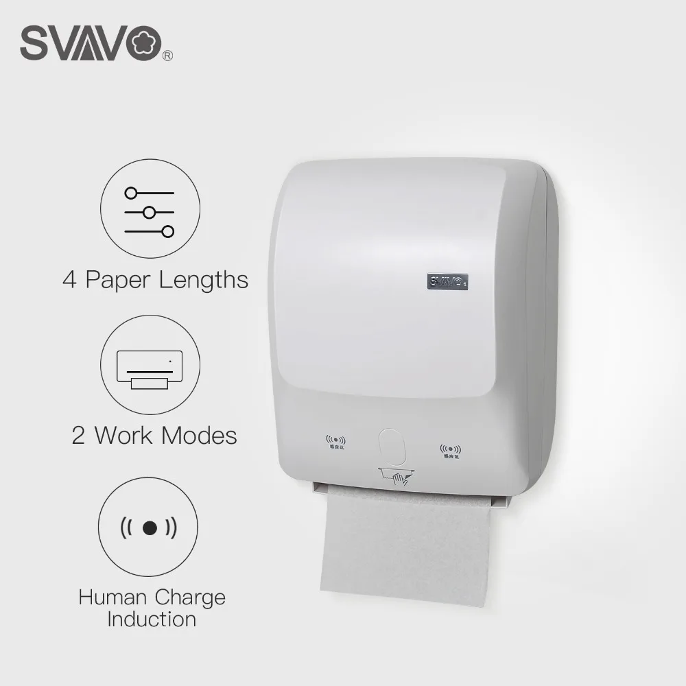 SVAVOWallMountedNewABSPlasticAutomaticCutSensorPaperTowel