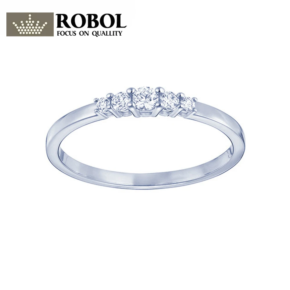 

ROBOL New 2018 Crystal Jewelry VISTA Rose Gold Plated Bracelet The Opening Wild Fashion Luxury Ladies Mother Of Pearl Earrings