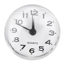 Модные водонепроницаемые кварцевые зеркальные настенные часы на присоске для ванной и кухни, часы для душа, украшения для спальни, кабинета, креативные