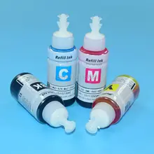 T6721-T6724 L100 L101 L110 L200 L201 L210 L211 водой в больших объемах на основе красителя пополнения чернил комплект для Epson L300 301 L303 L350 L351 картридж для принтера