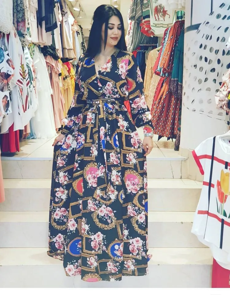 

New African Women Clothing Fashion Africaine Robe Long Loose Maxi Dress Africa Clothes