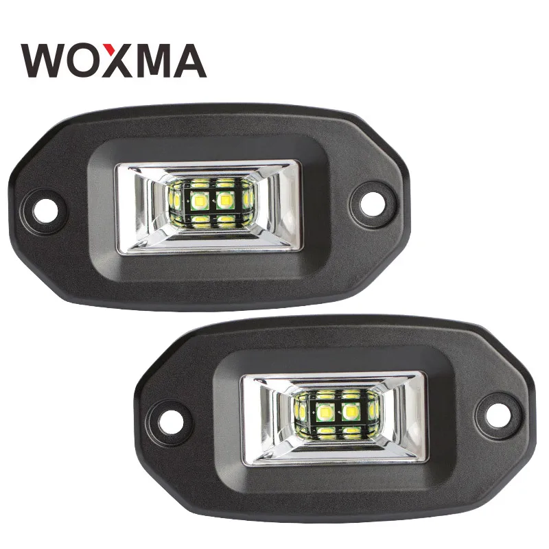 

4x4 LED Car work Light Bar 20W led Offroad Motorcycle 12V Auto Accessories Flood Spot IP67 6000K White Car Fog Lamp for SUV ATV