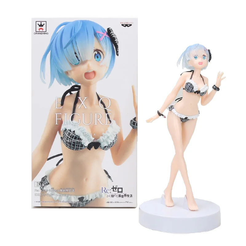 

20cm Re Zero Starting Life In Another World EXQ Rem Wedding dress Ver PVC action Figure collection toy doll