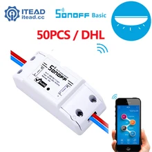 50 шт. DHL Itead Sonoff Pro-Smart Wifi Универсальный беспроводной переключатель умный дом автоматизация для IOS Android 10A/2200 W Snoff