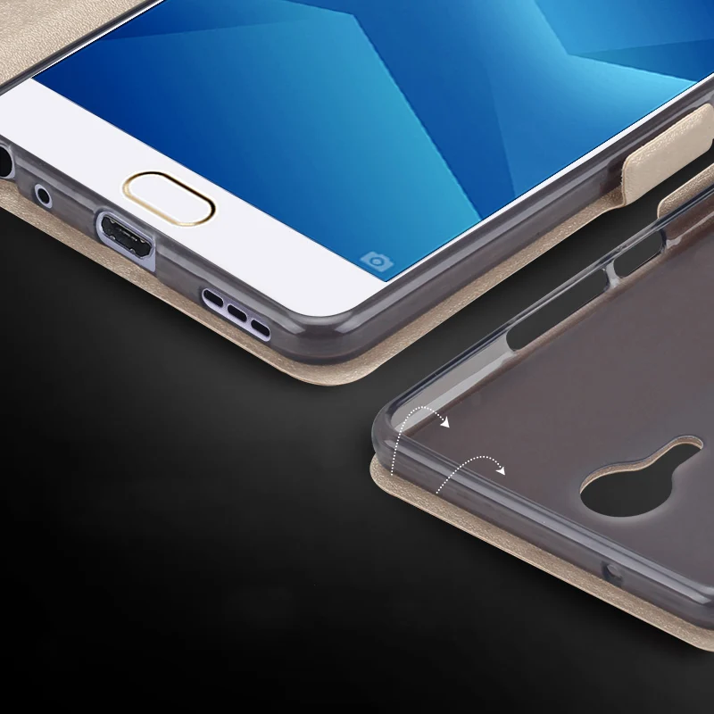 Fundas телефон чехол для Meizu M5 крышка роскошь PU Флип кожаный Примечание M5Note