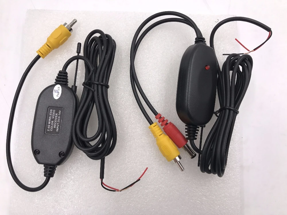 

this wire adapter for the rear view camera ,so make its wireless rear camera