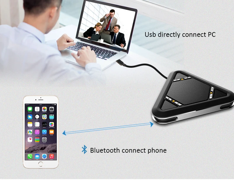 Tenveo A500B беспроводной Bluetooth динамик для софтфона и мобильного телефона iOS Android телефон компьютер ПК планшет MP3