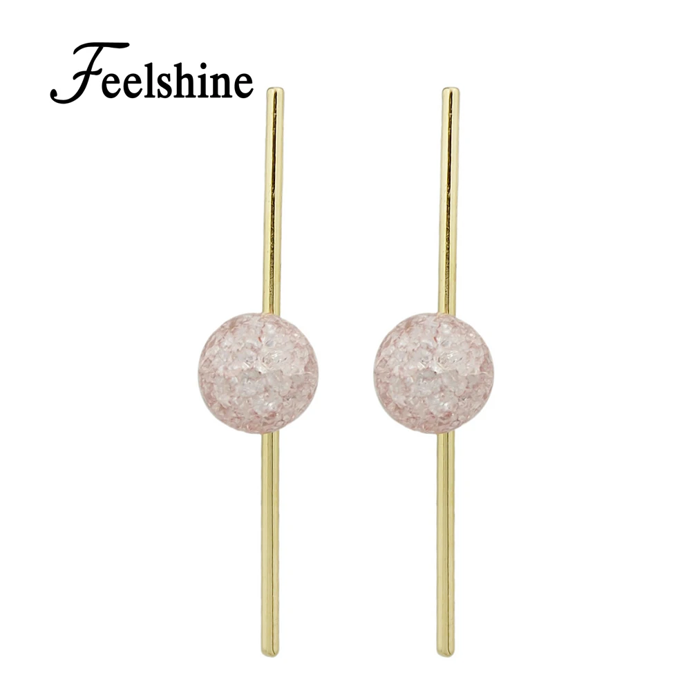 Feelshine минималистский панк-рок Стиль золото-Цвет полосы Форма с Цвет ful мяч