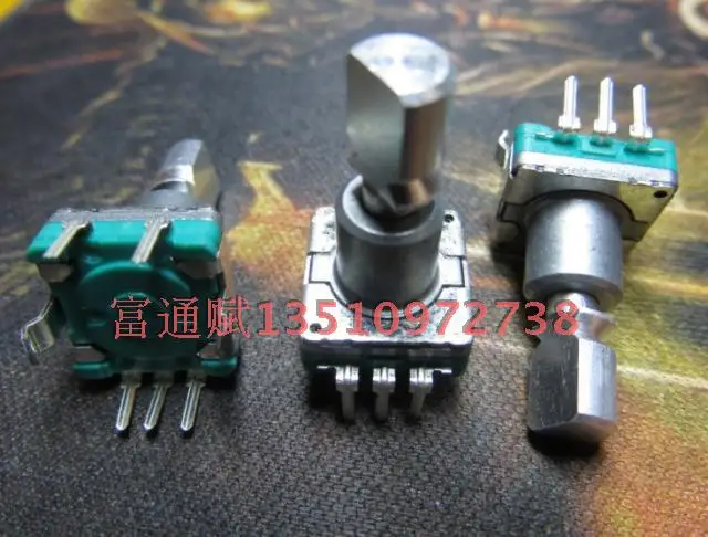 

[VK] Japan ALPS encoder coding switch turn 360 degrees 15 pulse EC11-30 with the 16 half shaft switch