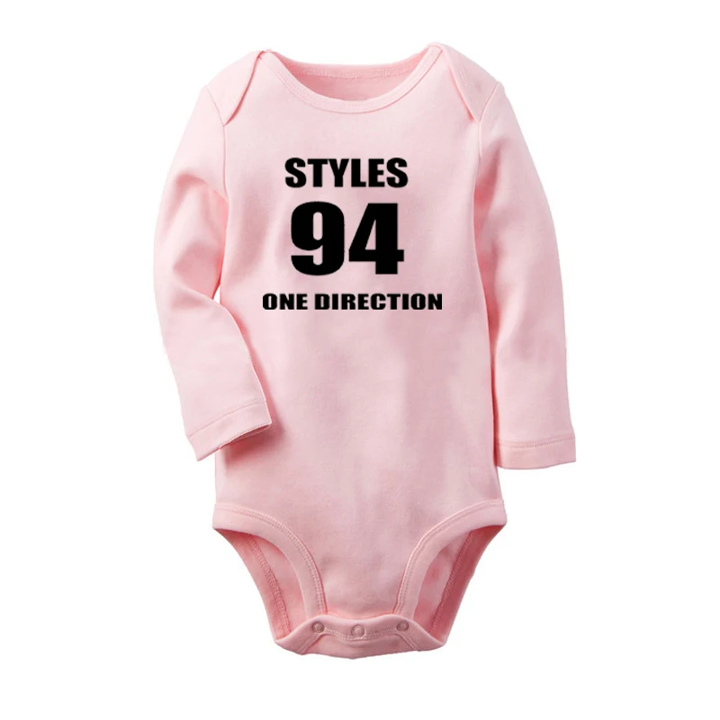 Baby160PC 93 horay/комплекты одежды для новорожденного с принтом в одном направлении, комбинезон с длинными рукавами, хлопок, Детские боди, комплекты одежды - Цвет: Baby160PC