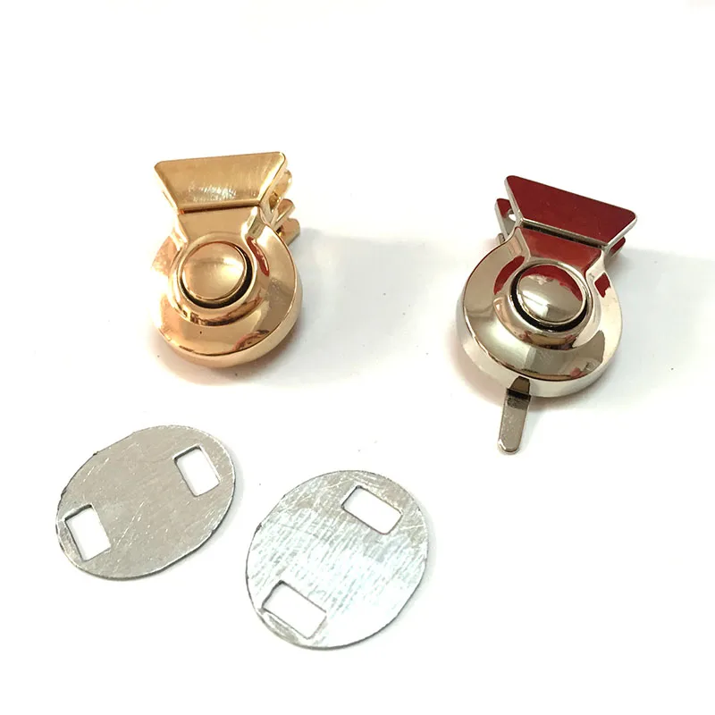 30mm X 20mm Latch Lock Round Press Down Lock Push Lock Handbag Lock Bag Parts & Accessories