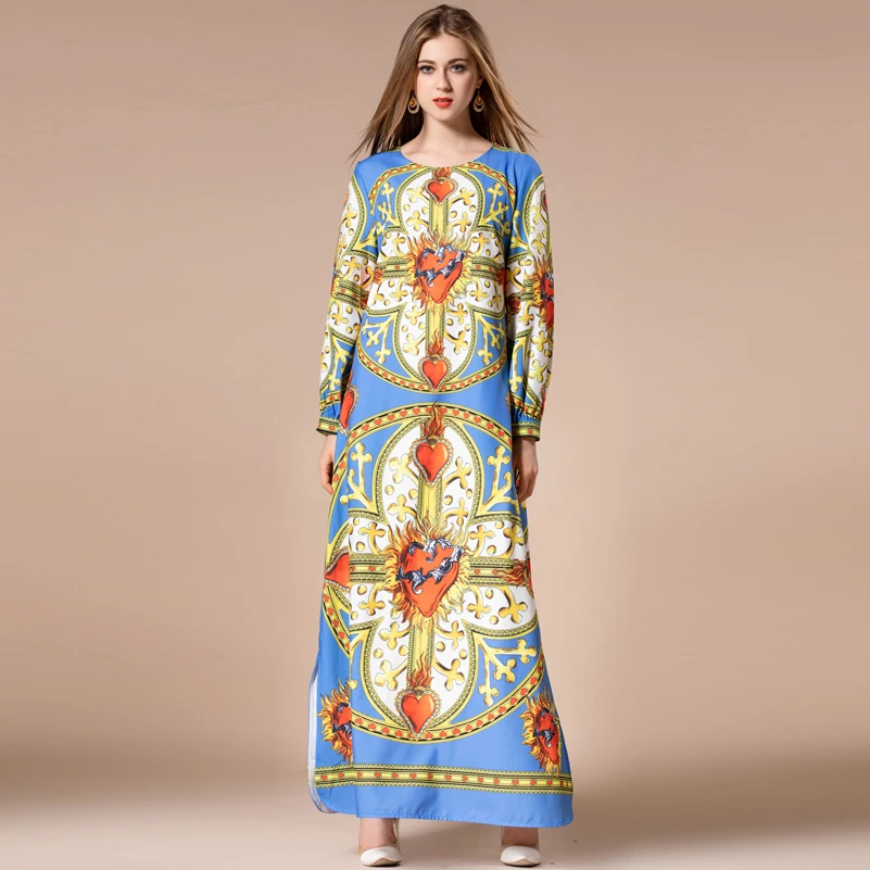 xxl size long frocks for ladies