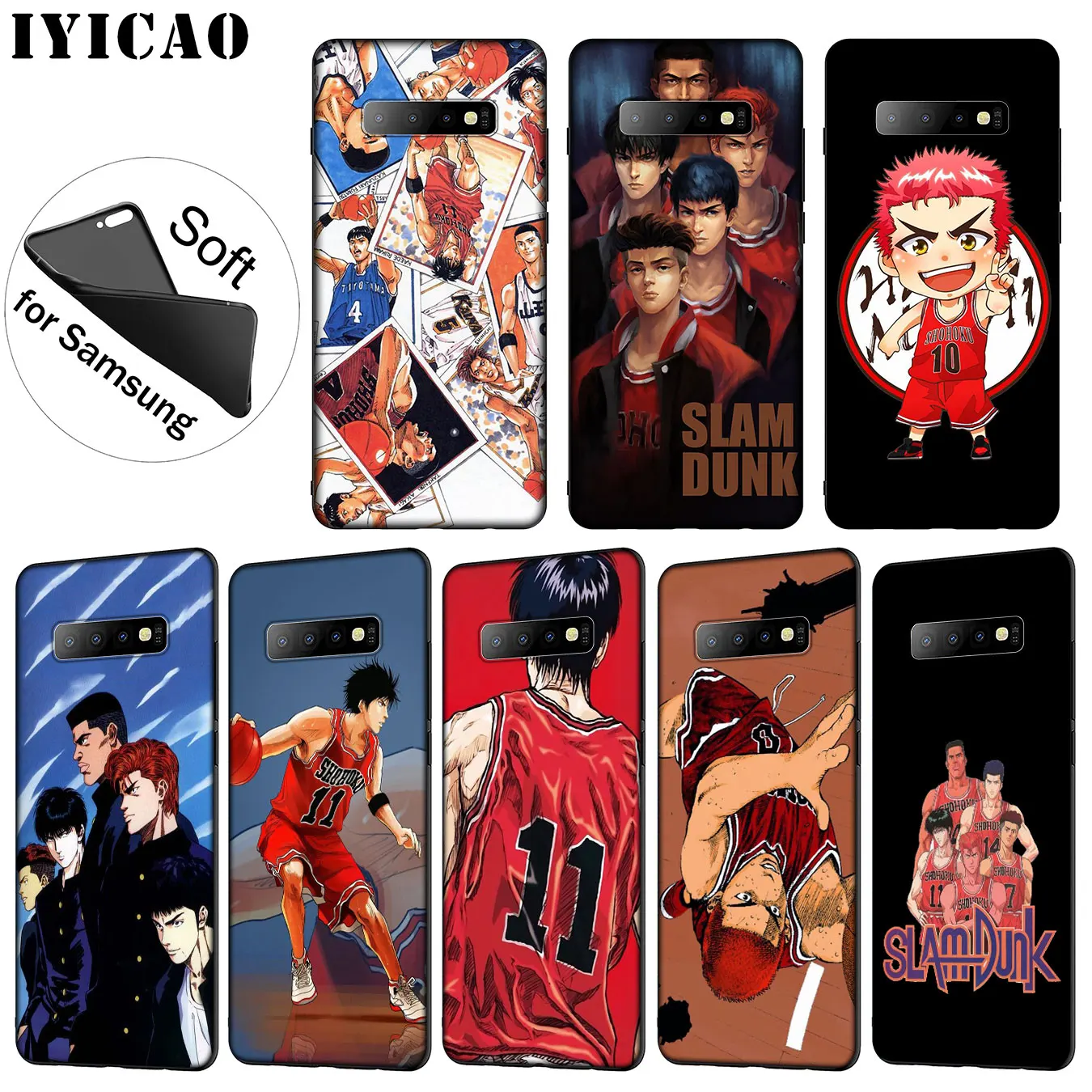 IYICAO SLAM DUNK Мягкий силиконовый чехол для телефона Samsung Galaxy S20 Ultra S10 Lite S9 S8 Plus S6 S7 Edge S10e