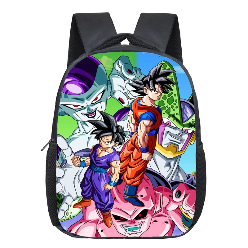 12 дюймов Аниме Dragon Ball детские школьные сумки Sun Goku мальчики девочки детский сад Печать Рюкзак Детские повседневные сумки подарок рюкзаки - Цвет: Dragon Ball 6