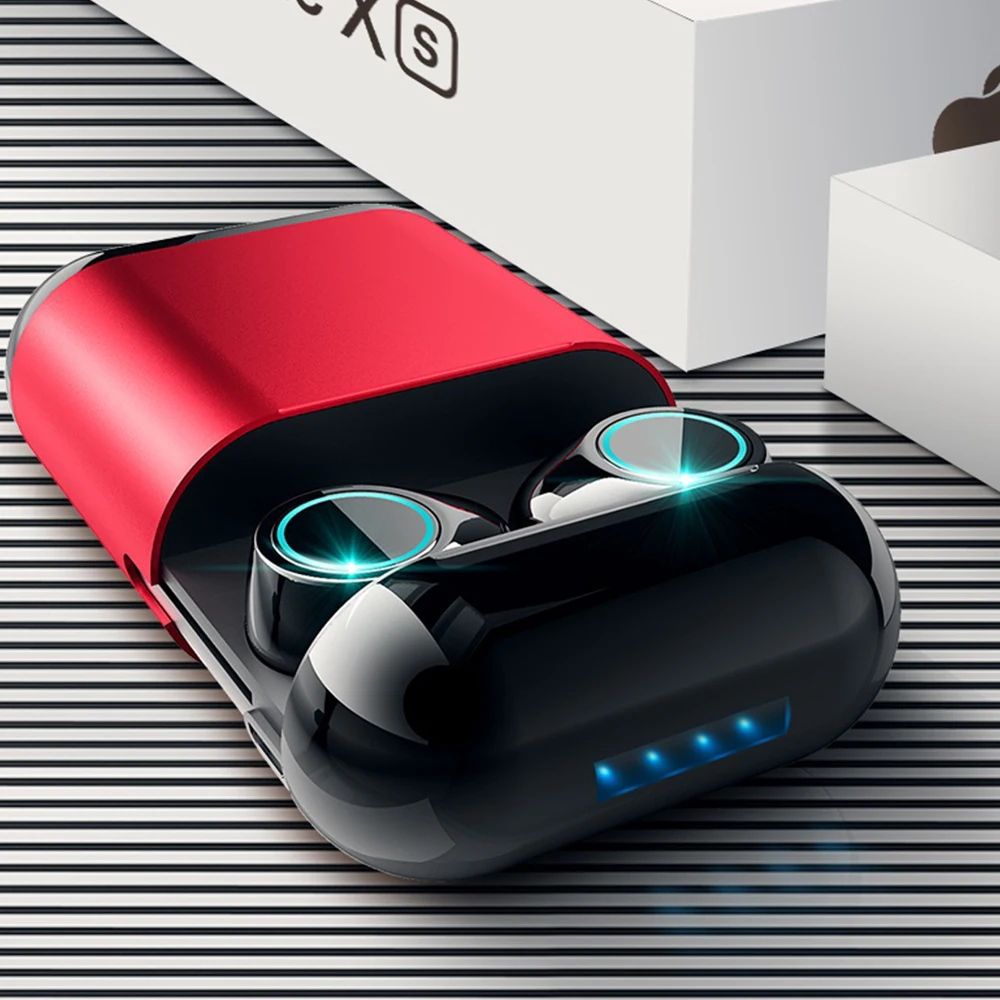 Миниатюрная Bluetooth гарнитура S7 TWS наушники беспроводные стереонаушники с
