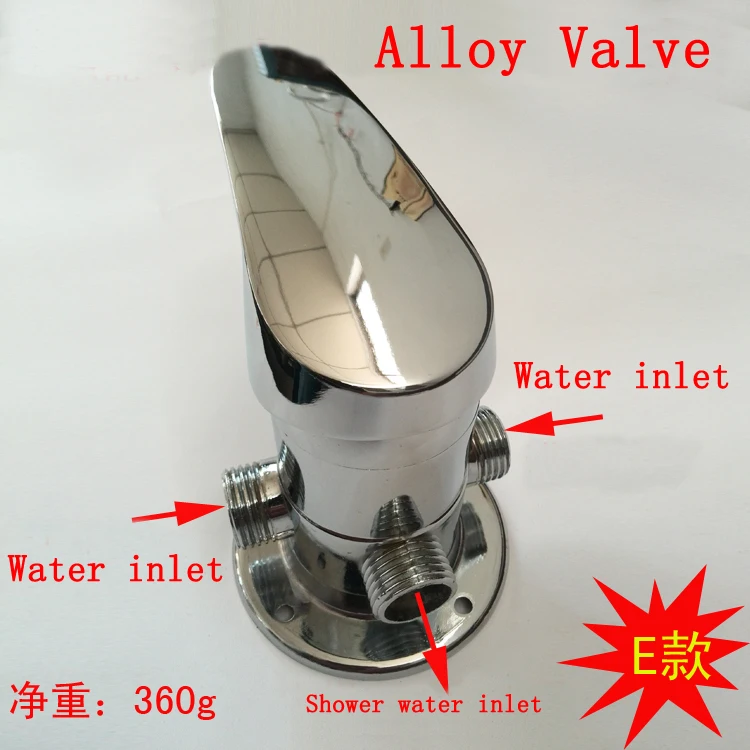 Bathroom alloy shower faucet thermostatic valve body cartridge, Copper thermostatic valve mixer, Solar water heater accessories