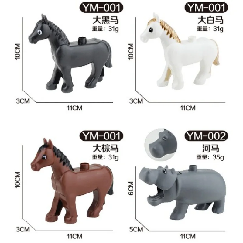 Large Particle Building Blocks Enlighten Kids Toys Baby Block Animals The Zoo Set Plastic Bricks Compatible With Duplo Gifts baby-brick : image Large Particle Building Blocks Enlighten Kids Toys Baby Block Animals The Zoo Set Plastic Bricks Compatible With Duplo Gifts baby-brick