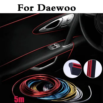 

2017 5metres Car Style Interior Decorative Decals 3D Thread Stickers Strip For Daewoo Matiz Nexia Nubira Sens Tosca Winstorm