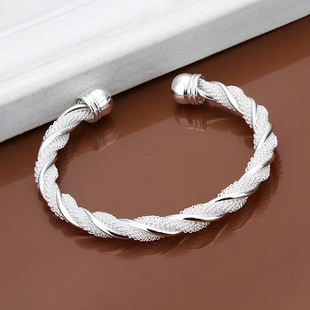 

Bracelet Fashion round shape silver bracelet LKNSPCB020