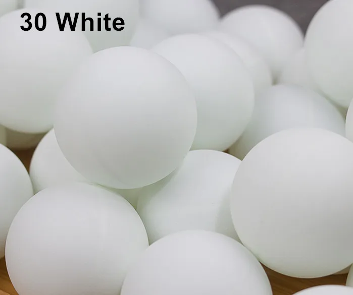 30 White 30, 50, 100 шт, 2 звезды, 40+ мм, 2,8 г, мячи для настольного тенниса, мячи для пинг-понга, белый, оранжевый, мяч для игры в пинг-понг, Любительский мяч для продвинутой тренировки - Цвет: 30 White