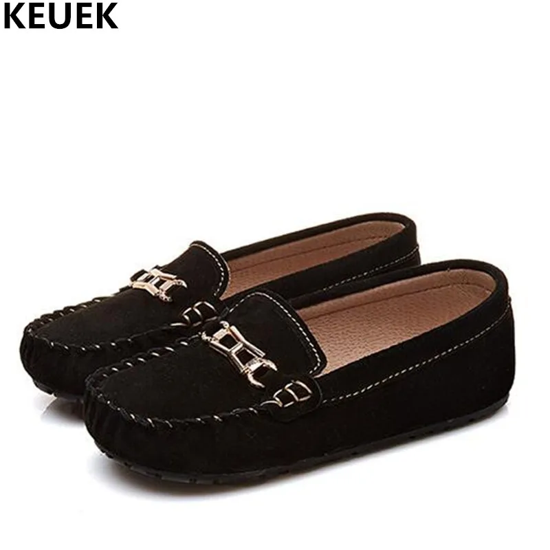 

New Spring Autumn Genuine Leather Children Shoes Boys Girls Baby Casual Leather Shoes Kids Student Flats Single Shoes 018