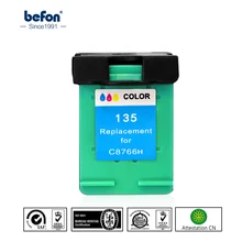 Befon – cartouche d'encre couleur 135 de remplacement, Compatible HP 135, pour Deskjet 460, 5740, 5940, 6520, 6540, 2570, 5743, 5943