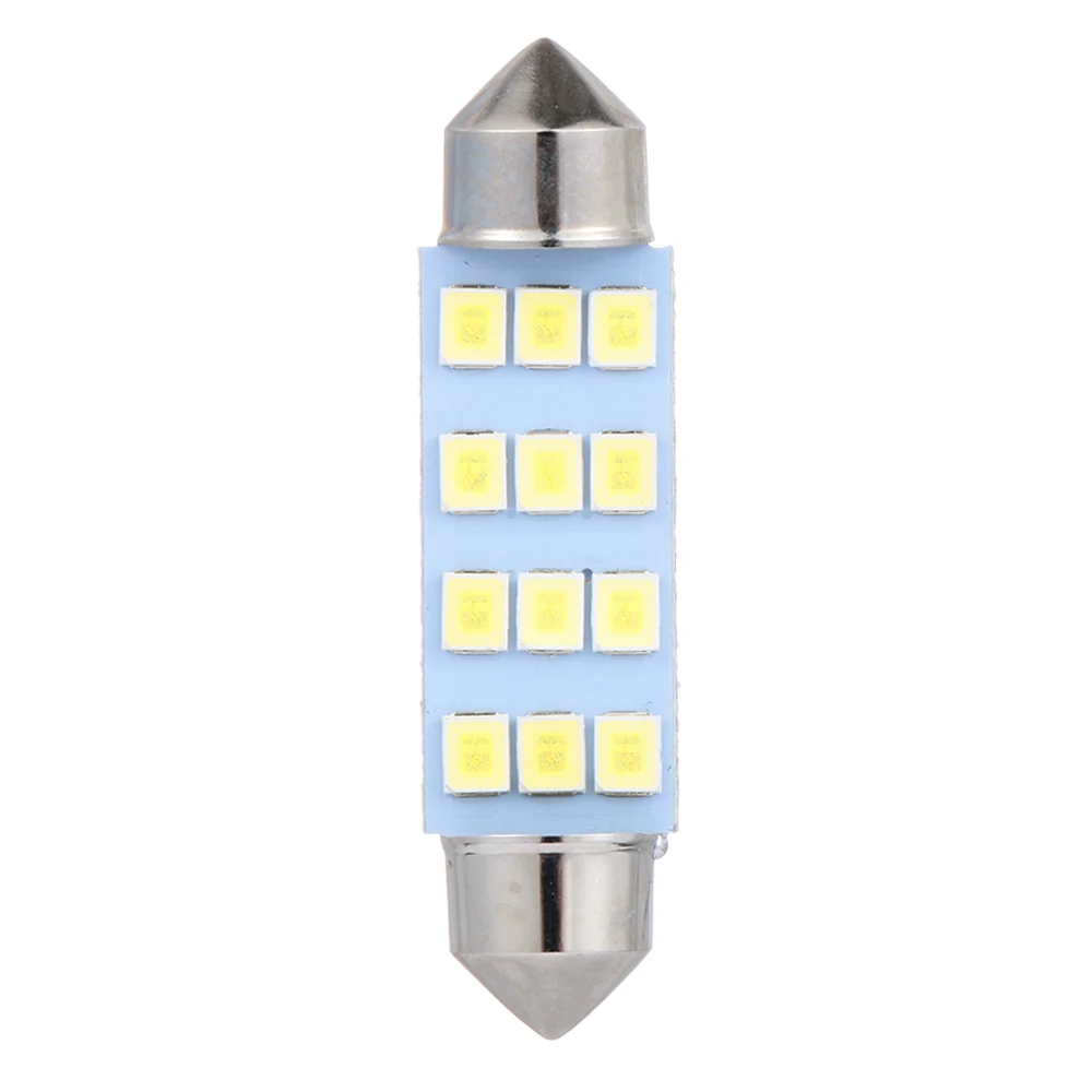 

2/5/10 Pcs 41mm 3528 12 SMD LED Car Festoon Dome Bulb Lamp Light 12V White Car Interior Lamp