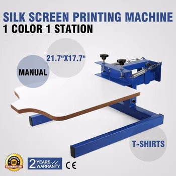 

Single Color Screen Press Printing Machine one color one station