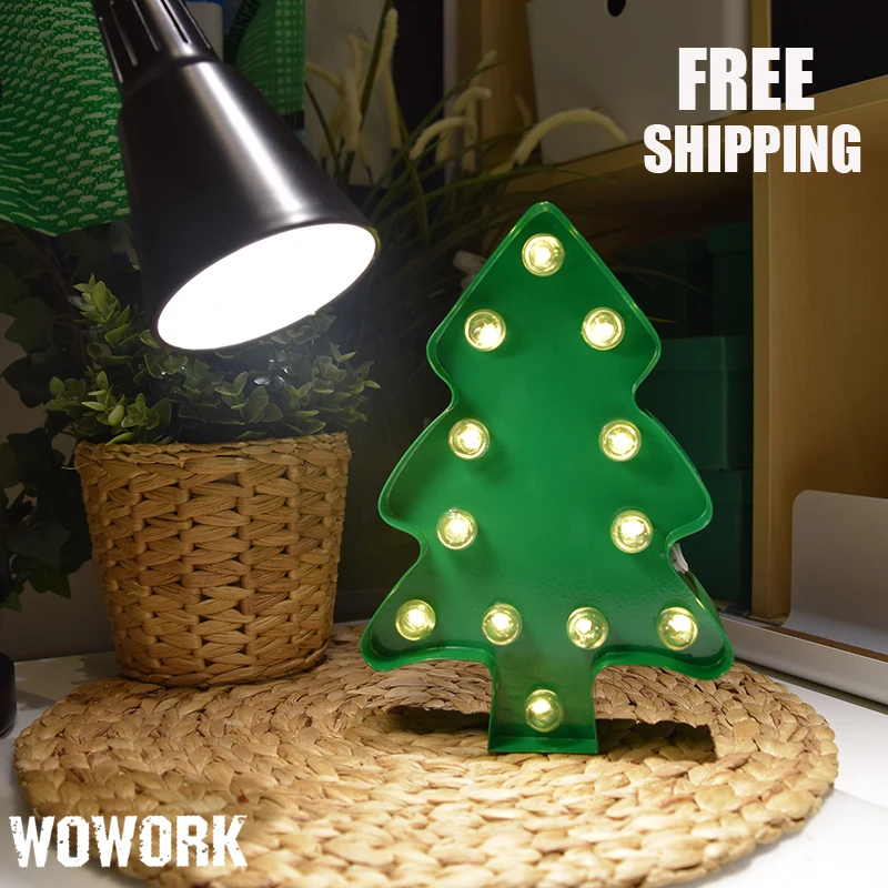 Christmas Tree Battery Light Christmas Decorative Lights 3d