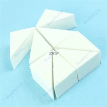 2017 Wholesale Retail 8PCS Pack Triangle Make Up Cosmetic Powder Sponge Puff JUL25 46