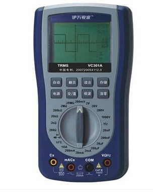 

VC301A TRUE TRMS Multifunction handheld oscilloscope+Multimeter+Recorder+capacitance meter+Temperature Meter