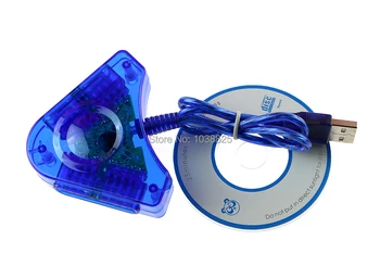 

Joypad Game USB Dual Player Converter Adapter Cable For PS2 Dual Playstation 2 PC USB Game Controller With CD Driver